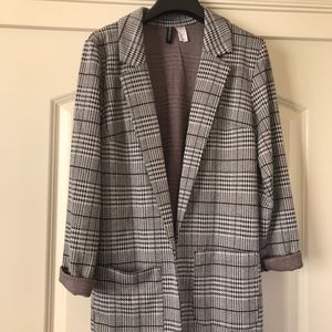 H&M Plaid Blazer